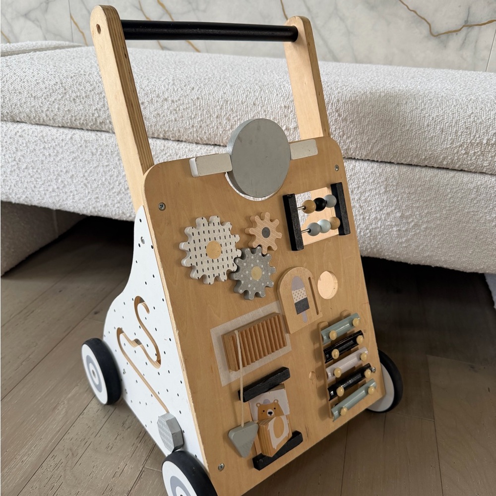 Wooden Activity Walker for Kids